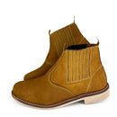 Kit Bota Bravo de Cuero Genuino con Plantilla Ortopédica +REGALOS: Funda, Llavero y Cinturón de Cuero