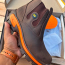 Kit Bota Adventure de Cuero Legítimo con Plantilla Ortopédica y Suela Antideslizante +REGALOS: Vaso Térmico, Sombrero, Cinturón y Billetera