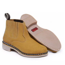 Kit Bota Bravo de Cuero Genuino con Plantilla Ortopédica +REGALOS: Funda, Llavero y Cinturón de Cuero