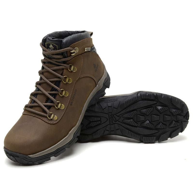 Bota Waterproof de Caña Alta Macboot Sanhaço 06 – Marrón